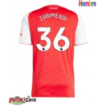 Camiseta Arsenal Martin Zubimendi #36 Primera Equipación 2025-26 manga corta